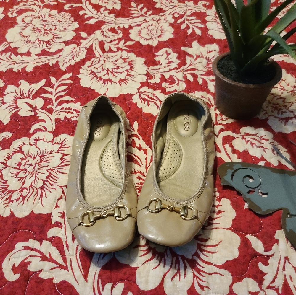 Me Too cream flats